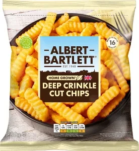 Albert Bartlett Deep Crinkle Cut Chips 900g