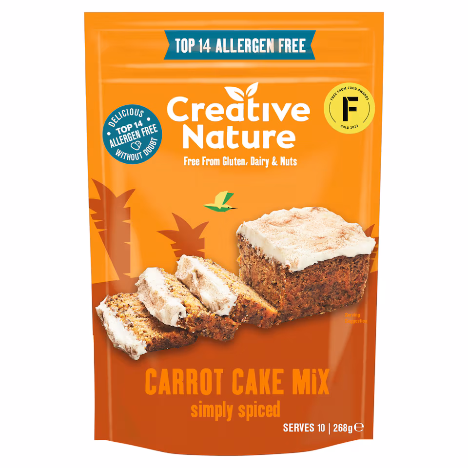 Creative Nature Free From Carrot Cake Mix 268g