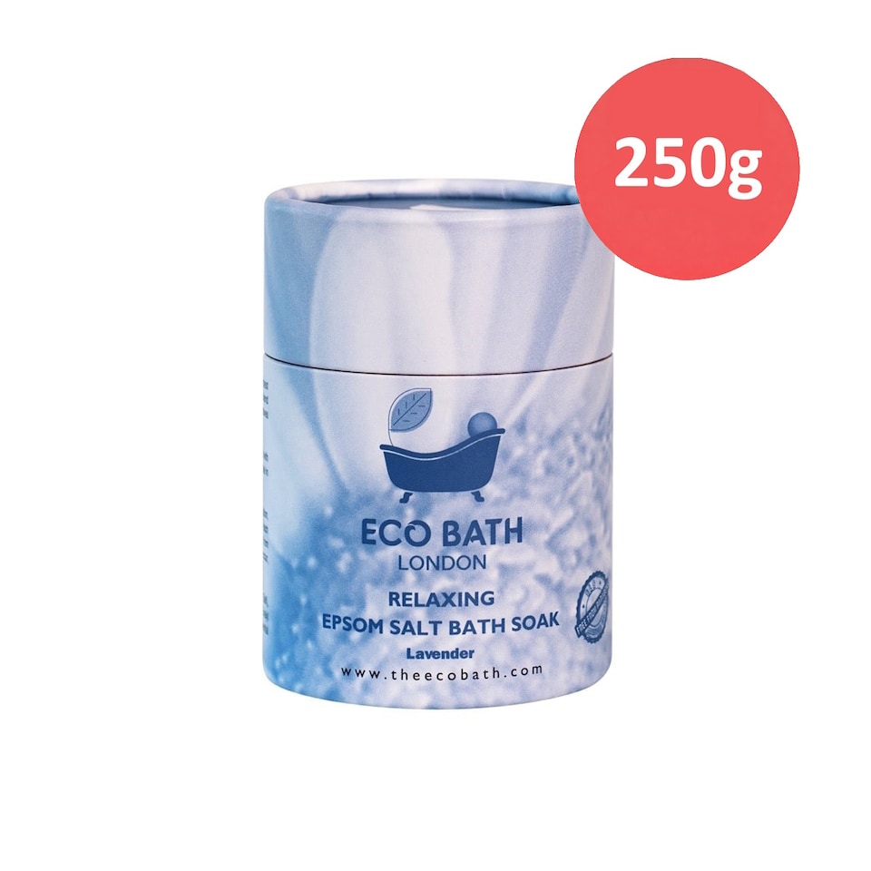 Relaxing Lavender Epsom Salt Bath Soak Gift Tube