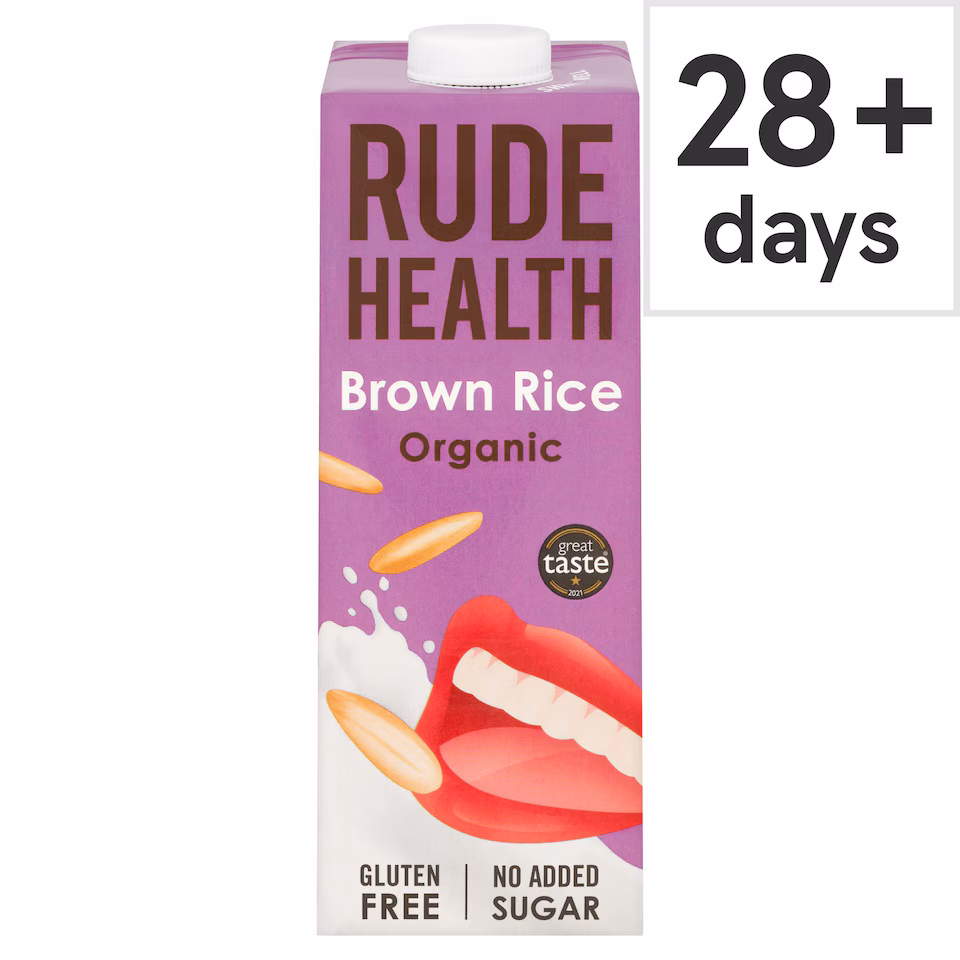 Rude Health Organic Brown Rice Longlife Dairy Free Drink 1L