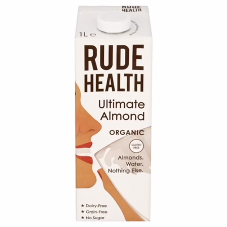 Ultimate Almond Drink, Organic 1 Litre (Rude Health)