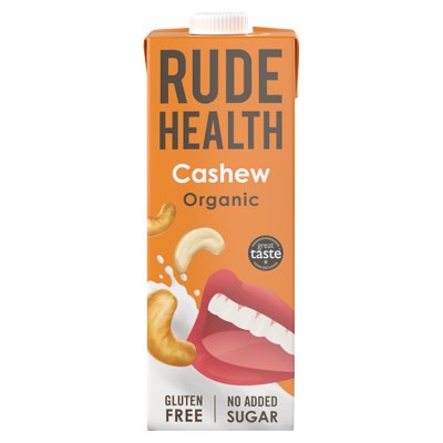 Rude Health Cashew Organic No Added Sugar Gluten Free