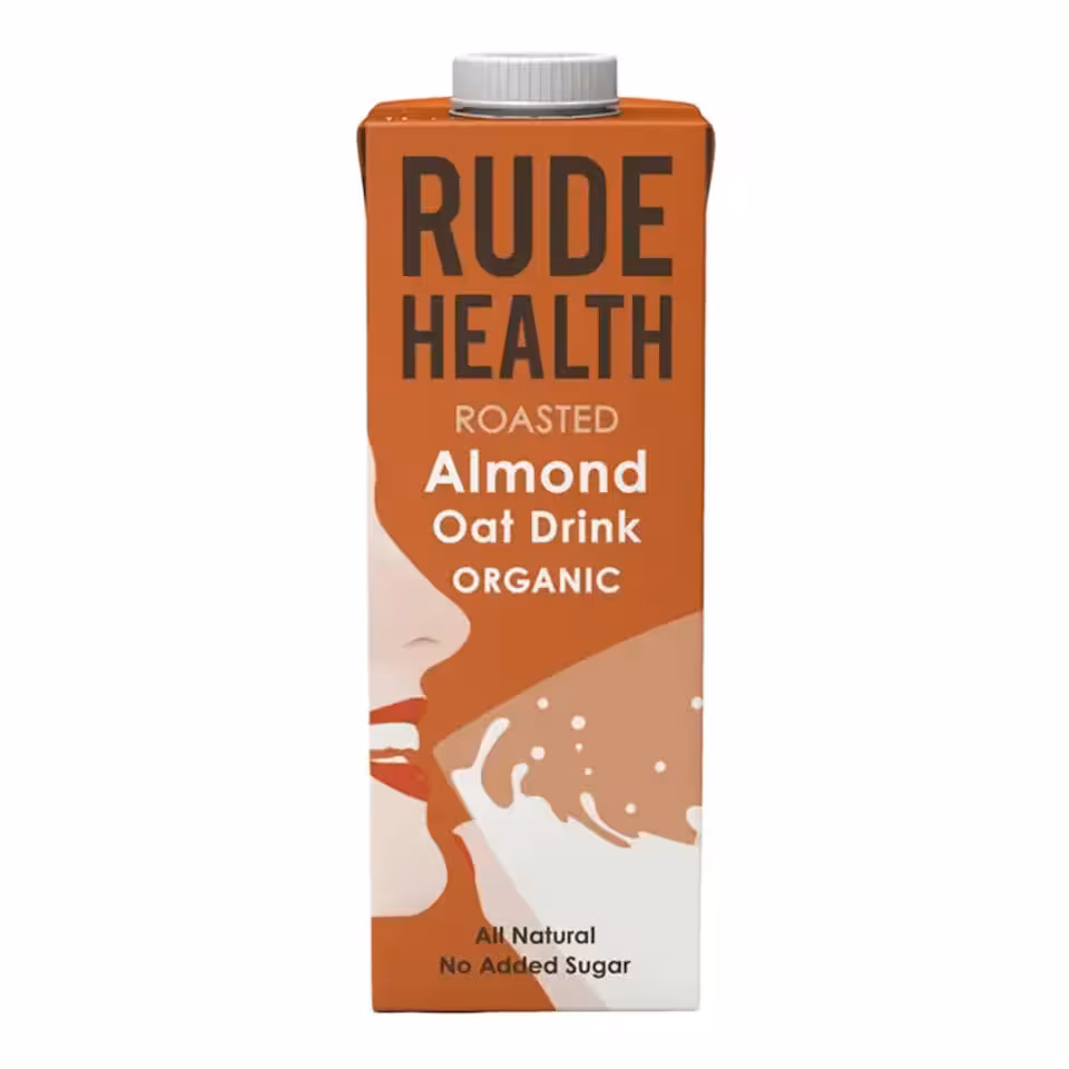 Organic Roasted Almond and Oat Drink 1l (Rude Health)