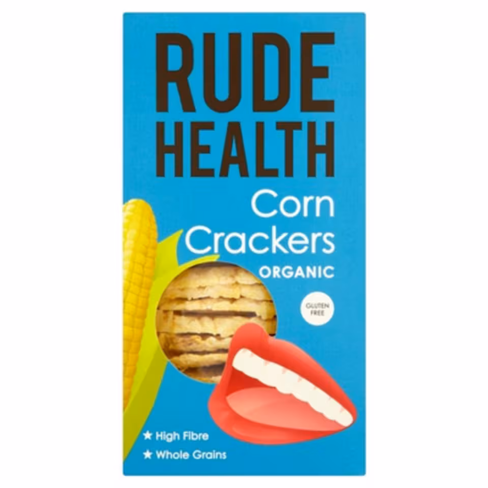 Corn Crackers, Organic 130g (Rude Health)