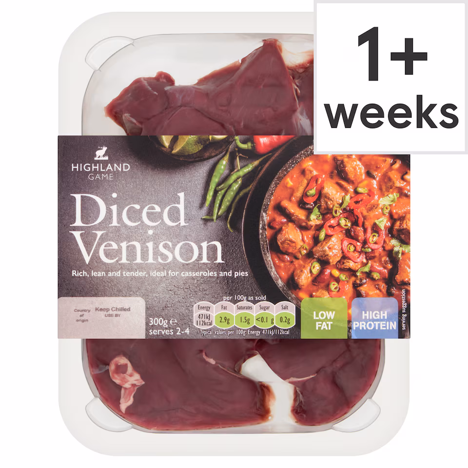 Highland Game Diced Venison 300G