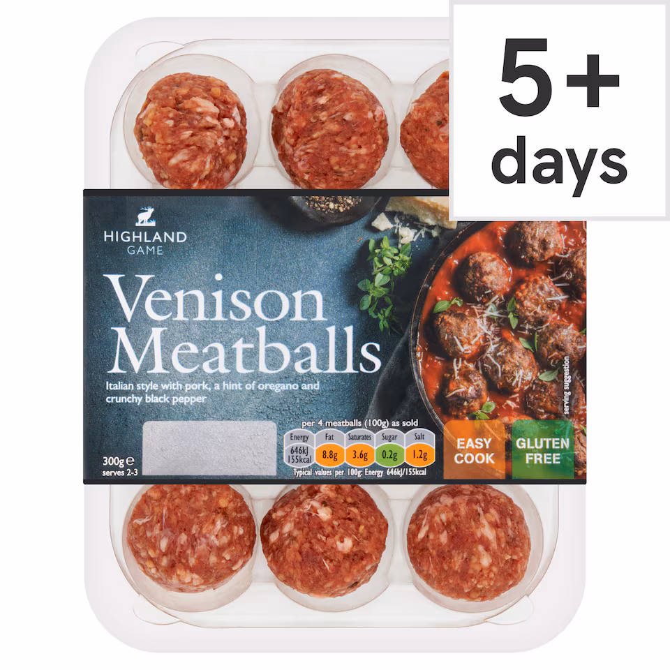 Highland Game Venison Meatballs300g(L)