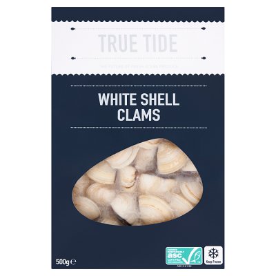 True Tide Frozen White Clams