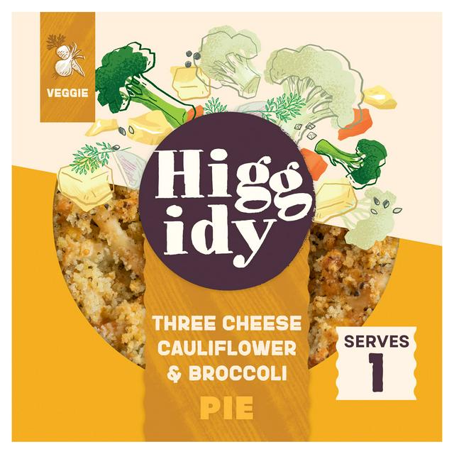 Higgidy Three Cheese Cauliflower & Broccoli Pie with Garlic & Thyme Crumb 200g