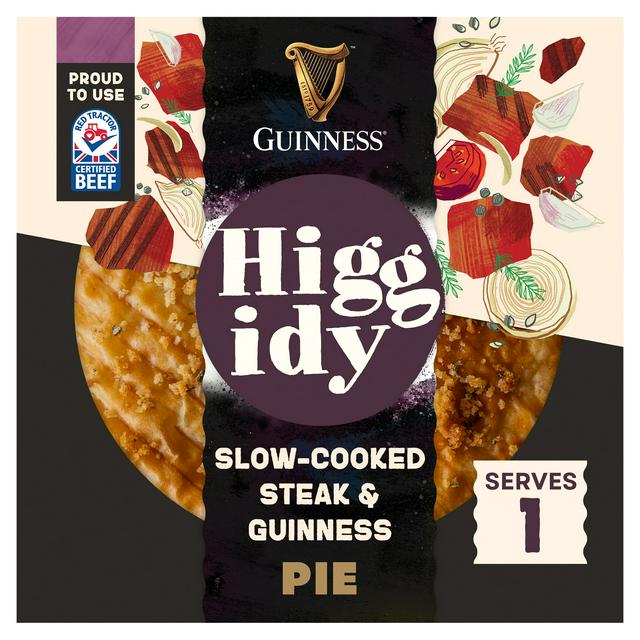 Higgidy Slow Cooked Steak & Guinness Pie with a Rosemary Sprinkle 200g