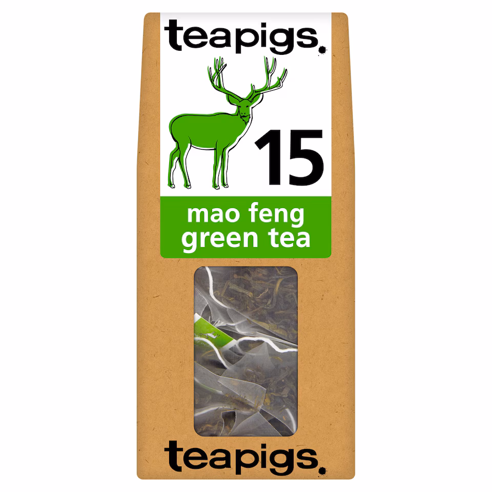 Teapigs Mao Feng Green Tea 15 Tea Bags 37.5G