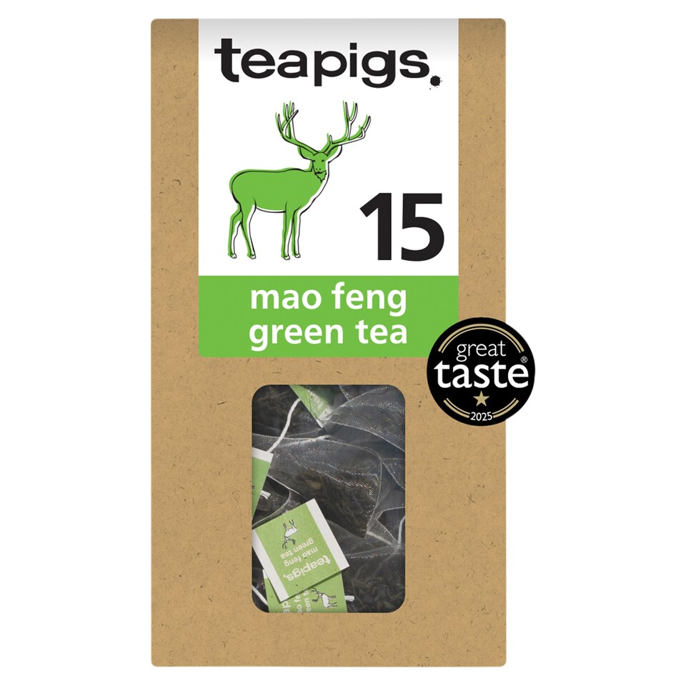 Teapigs Mao Feng Green Tea 15 Tea Bags 37.5G