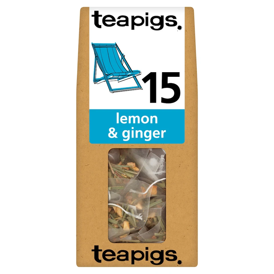 Teapigs Lemon & Ginger Tea Bags 15 Pack 37.5g