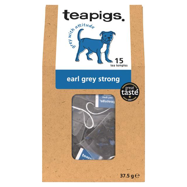 Teapigs Earl Grey Strong Biodegradable Tea Temples x15