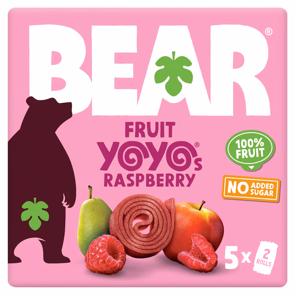 BEAR Fruit Yoyos Raspberry Multipack 5 x 20g