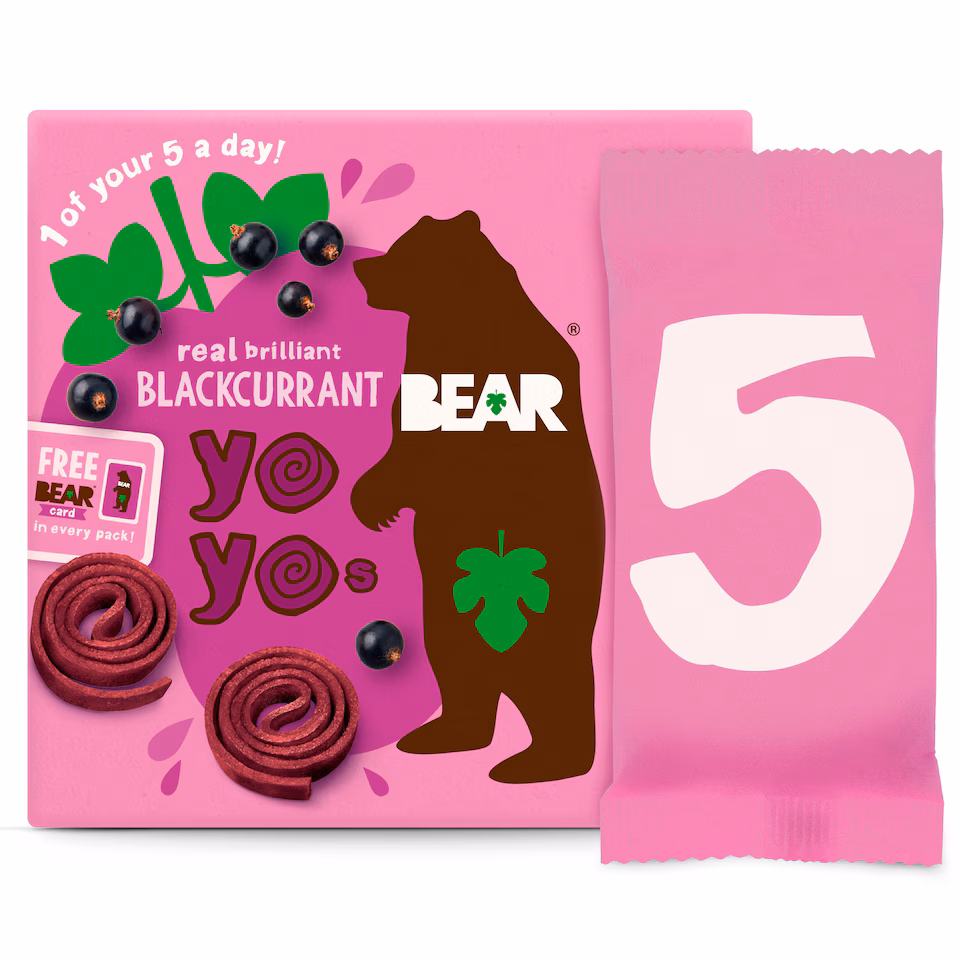Bear Blackcurrant Yoyo Multipack 5X20g