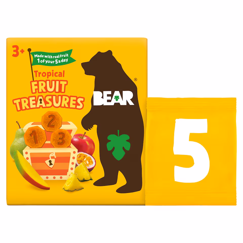 BEAR Tropical Fruit Treasures 5 x 20g