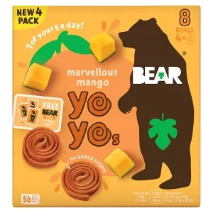 BEAR Fruit Yoyos Mango 4 x 20g