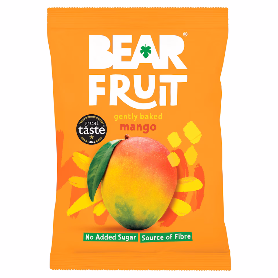 BEAR Fruit Dried Mango Snack Pack 35g