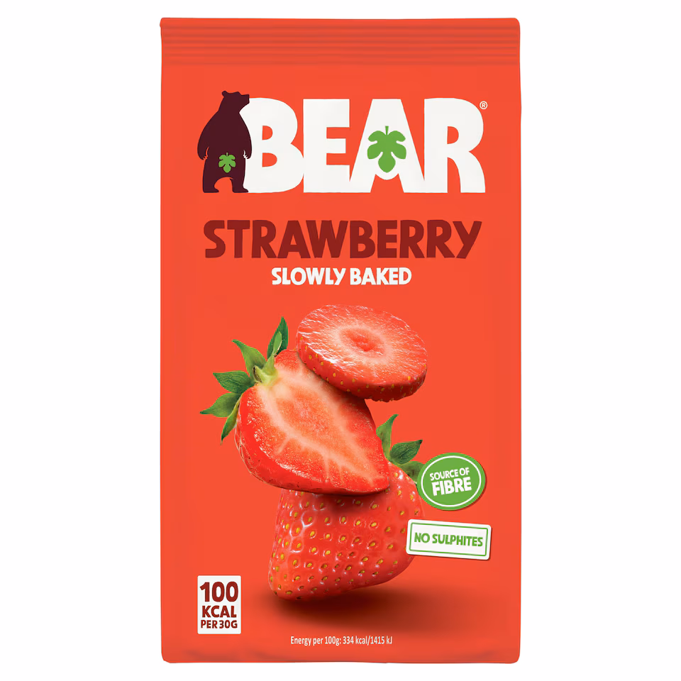 BEAR Fruit Dried Strawberries 90g