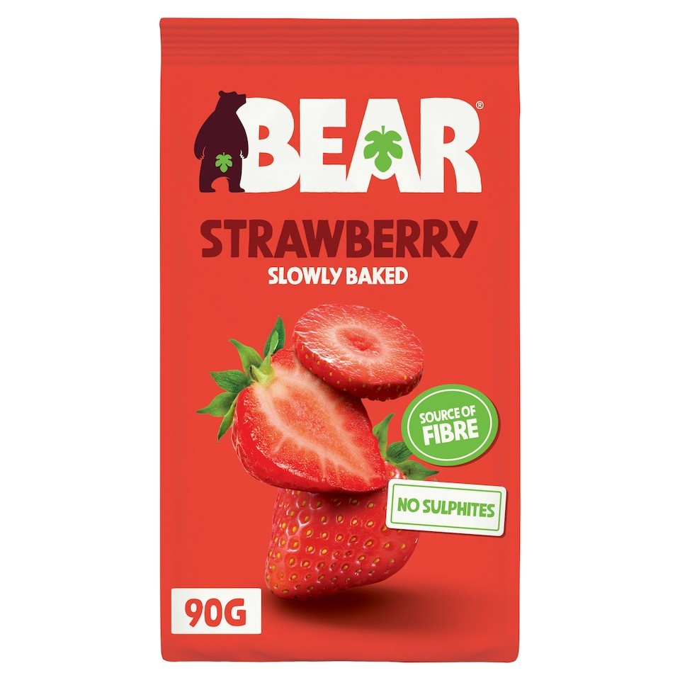 BEAR Fruit Dried Strawberries 90g
