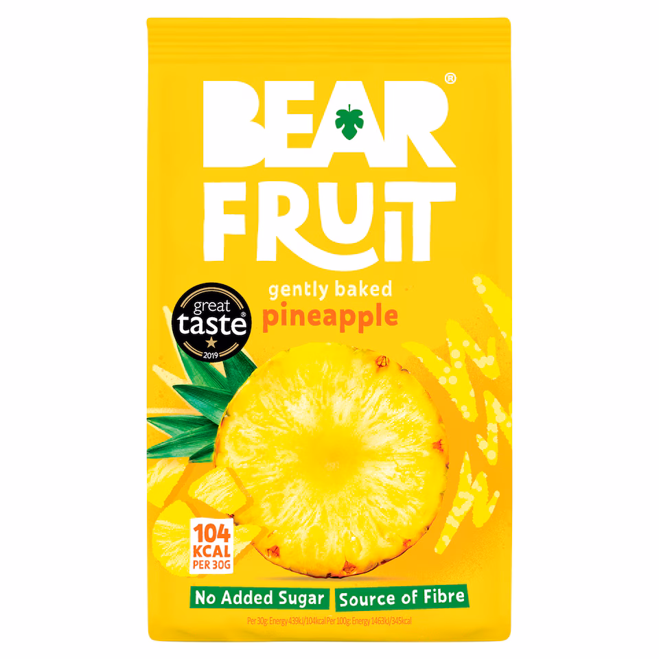 BEAR Fruit Dried Pineapple 100g