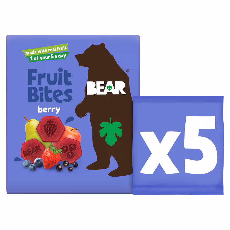BEAR Fruit Bites Berry 5x20G