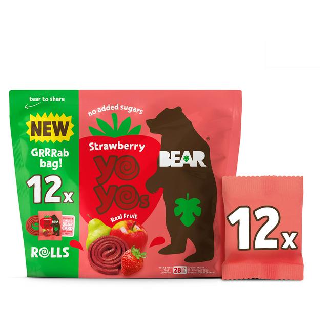 BEAR Yoyo Strawberry Grab Bag 12x10g