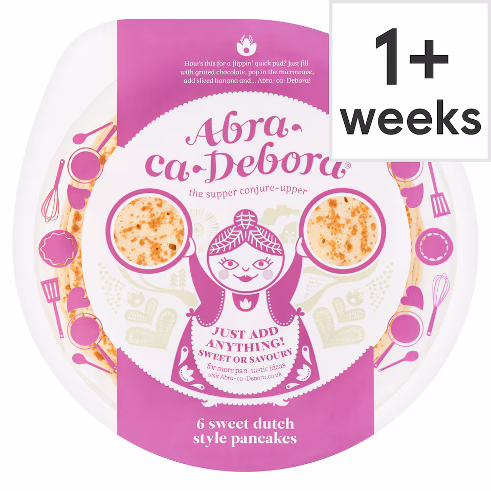 Abra Ca Debora Sweet Pancakes 6 Pack, 375 G