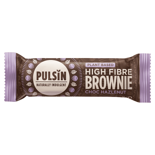 Pulsin High Fibre Brownie Choc Hazelnut 35g