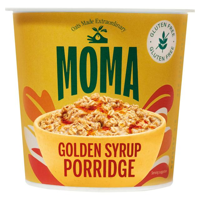 MOMA Golden Syrup Gluten Free Jumbo Oat Porridge Pot 70g