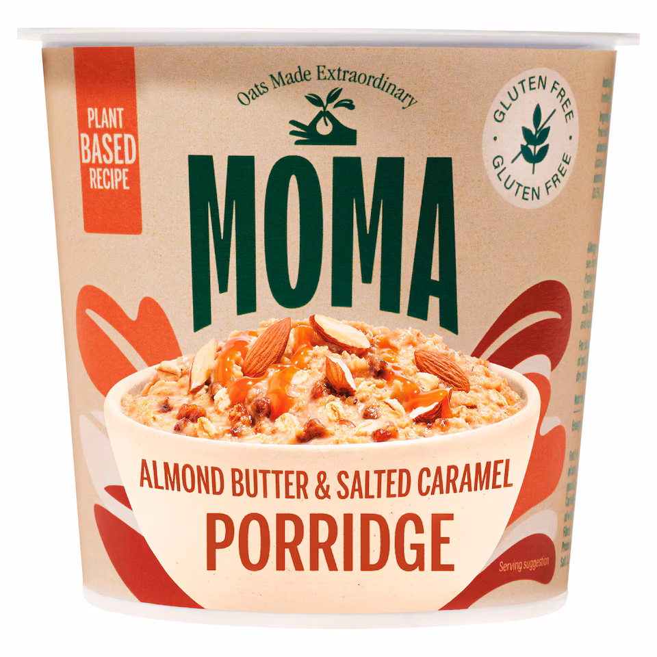 Moma Porridge Almond Butter & Salted Caramel 55G