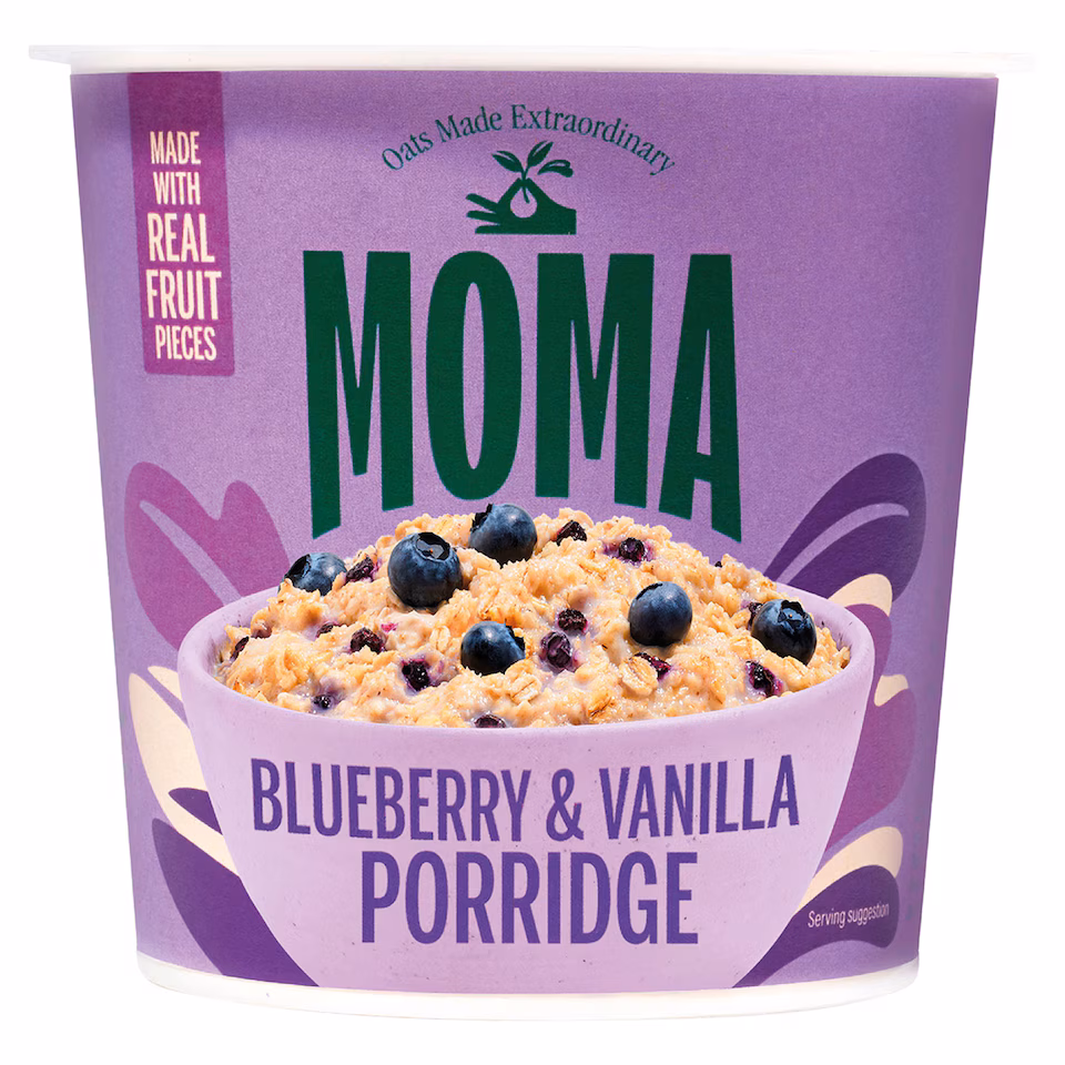 MOMA Blueberry & Vanilla Porridge Pot 65g
