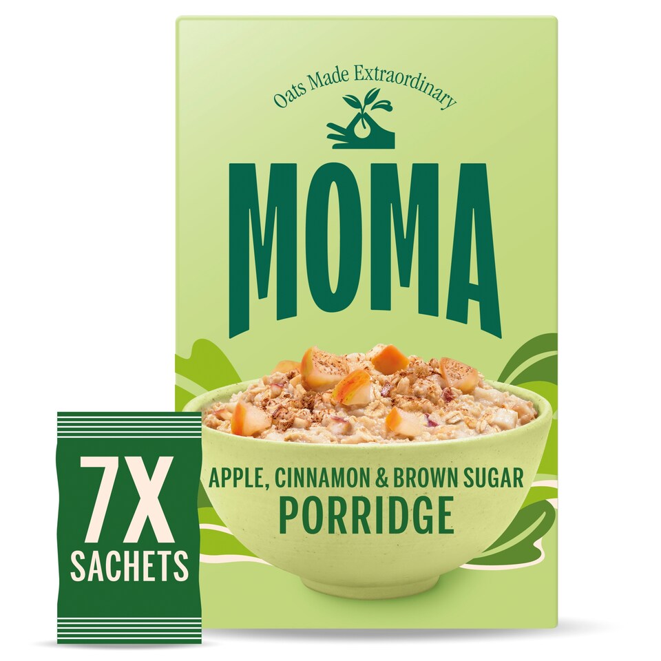 MOMA Apple Cinnamon & Brown Sugar Porridge 7 Sachets 280g