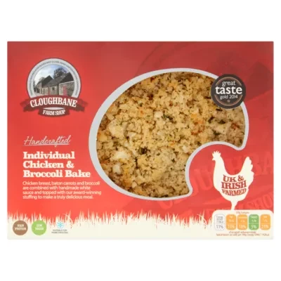 Cloughbane Farm Shop Farm Shop Handcrafted Individual Chicken & Broccoli Bake 300g