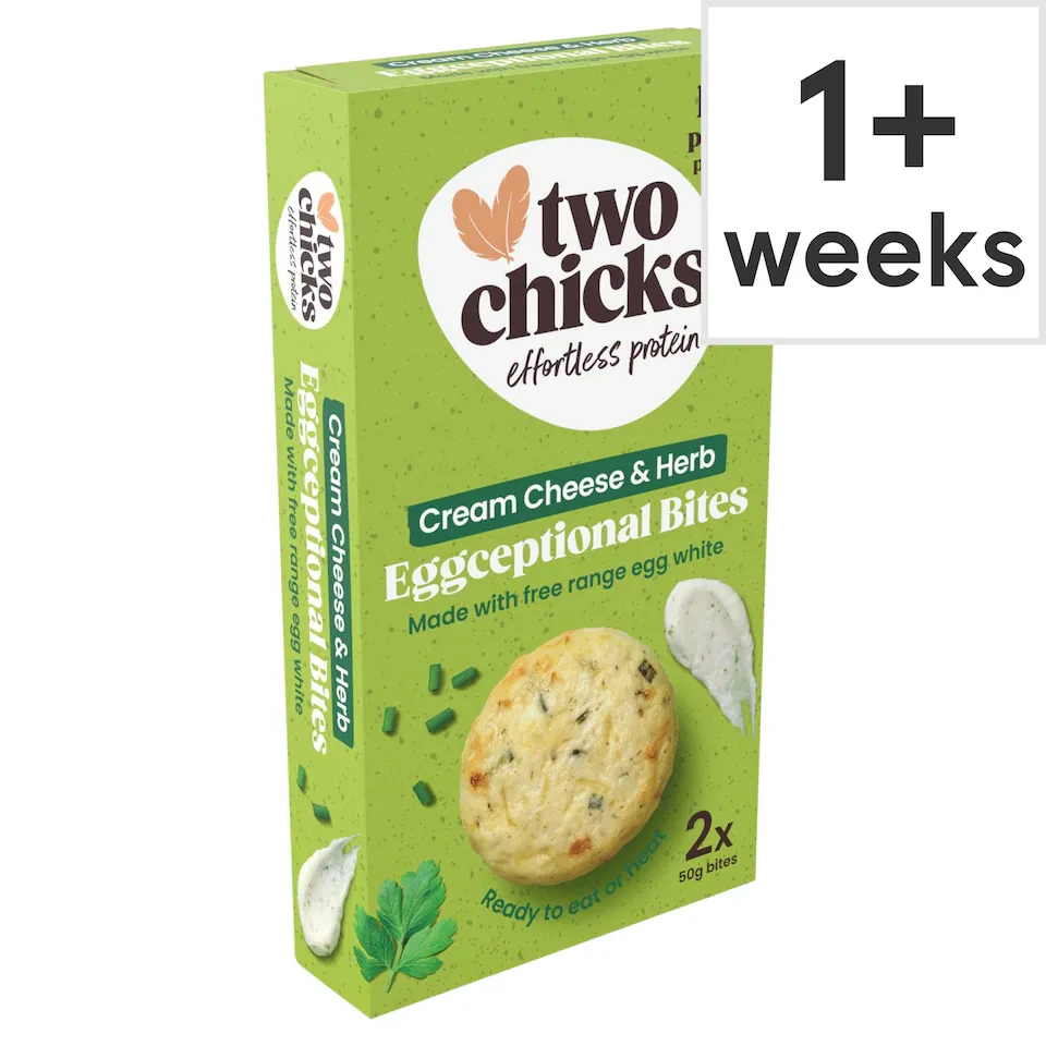 Two Chicks Cream Cheese & Herb Eggceptional Egg Bites 2x50g