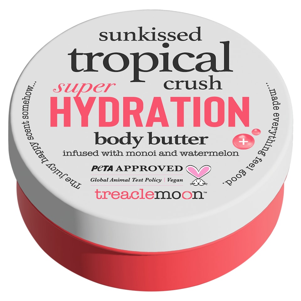Treaclemoon Sunkissed Tropical Crush Super Hydration Body Butter infused with Monoi and Watermelon 200ml