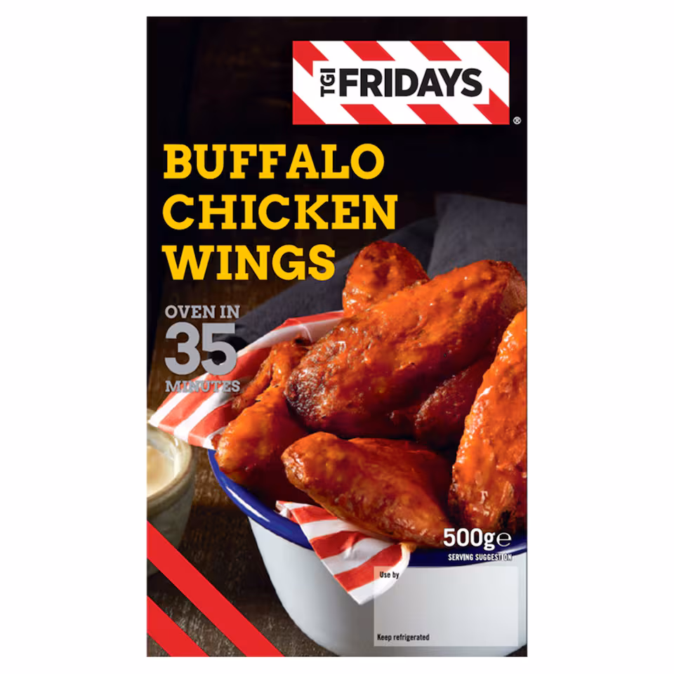 Tgi Fridays Buffalo Chicken Wings 500G