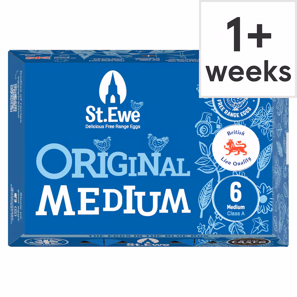 St. Ewe Original Free Range Eggs Medium 6 Pack