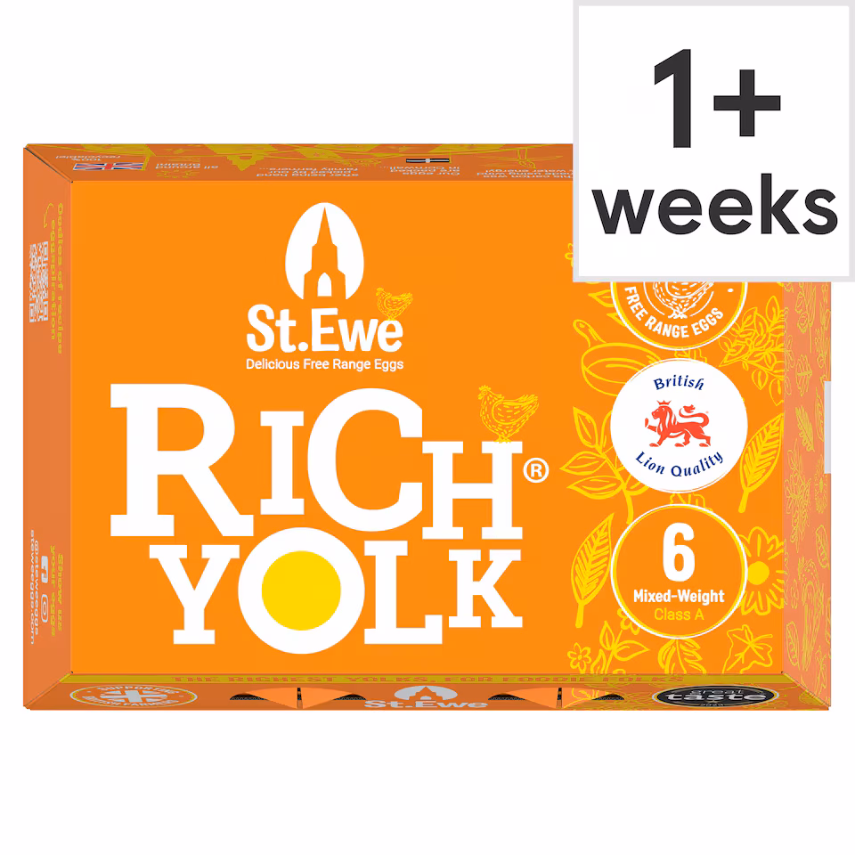 St.Ewe Rich Yolk Free Range Eggs 6 Pack