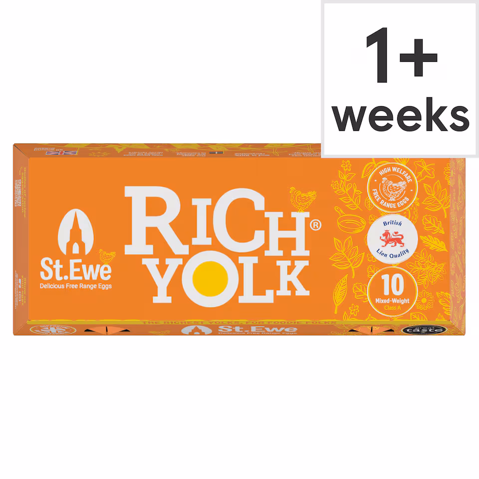 St Ewe Free Range Rich Yolk Mixed Weight 10 Pack