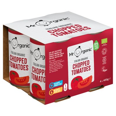 Mr Organic Italian Organic Chopped Tomatoes