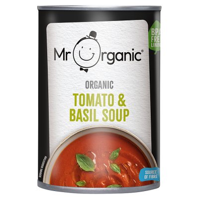 Mr Organic Tomato & Basil Soup