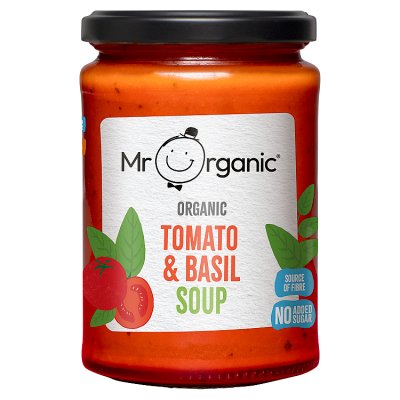 Mr Organic Tomato & Basil Soup 350g