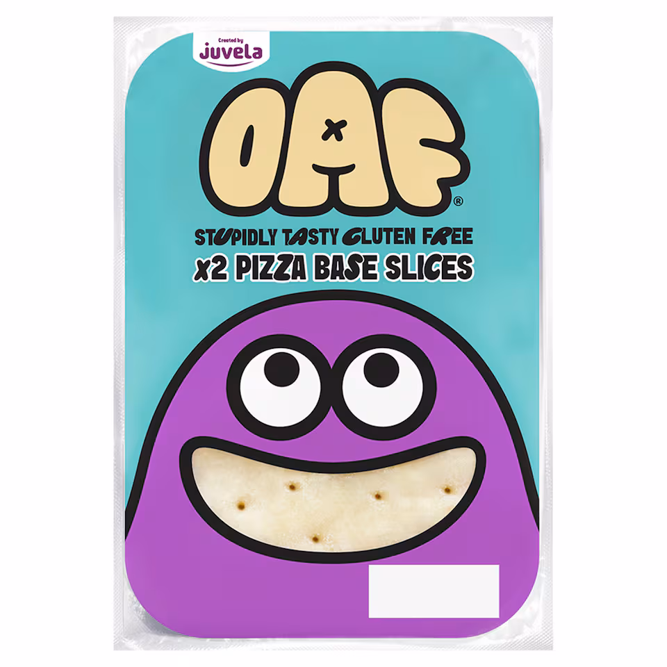 Juvela OAF Gluten Free 2 Pizza Base Slices 220g