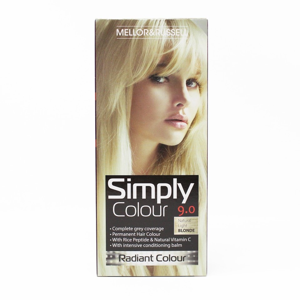 Simply Colour Permanent Hair Dye Natural Light Blonde (9.0)