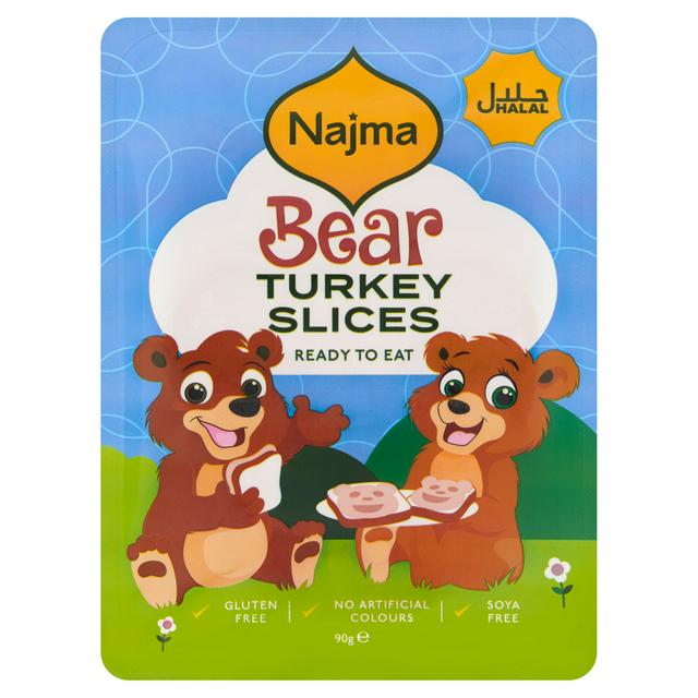 Najma Bear Delicious Slices of Turkey Sausage x6 90g