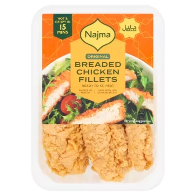 Najma Original Breaded Chicken Fillets 300g