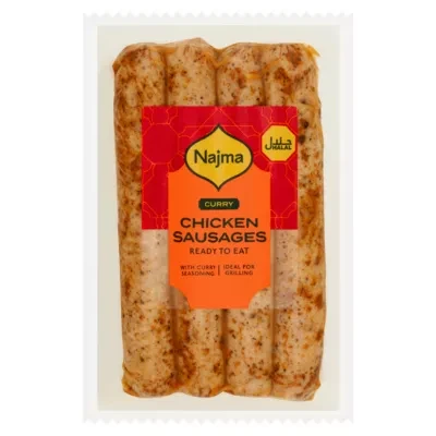 Najma Curry Chicken Sausages 250g
