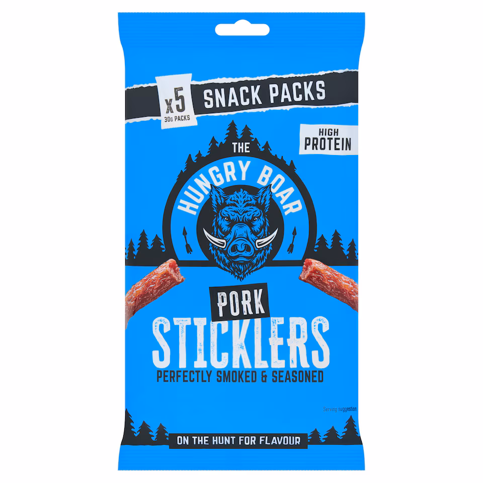 The Hungry Boar Pork Sticklers 5x30g