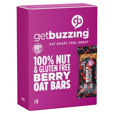 Get Buzzing 3 Nut Free Berry Bars